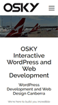 Mobile Screenshot of oskyinteractive.com.au